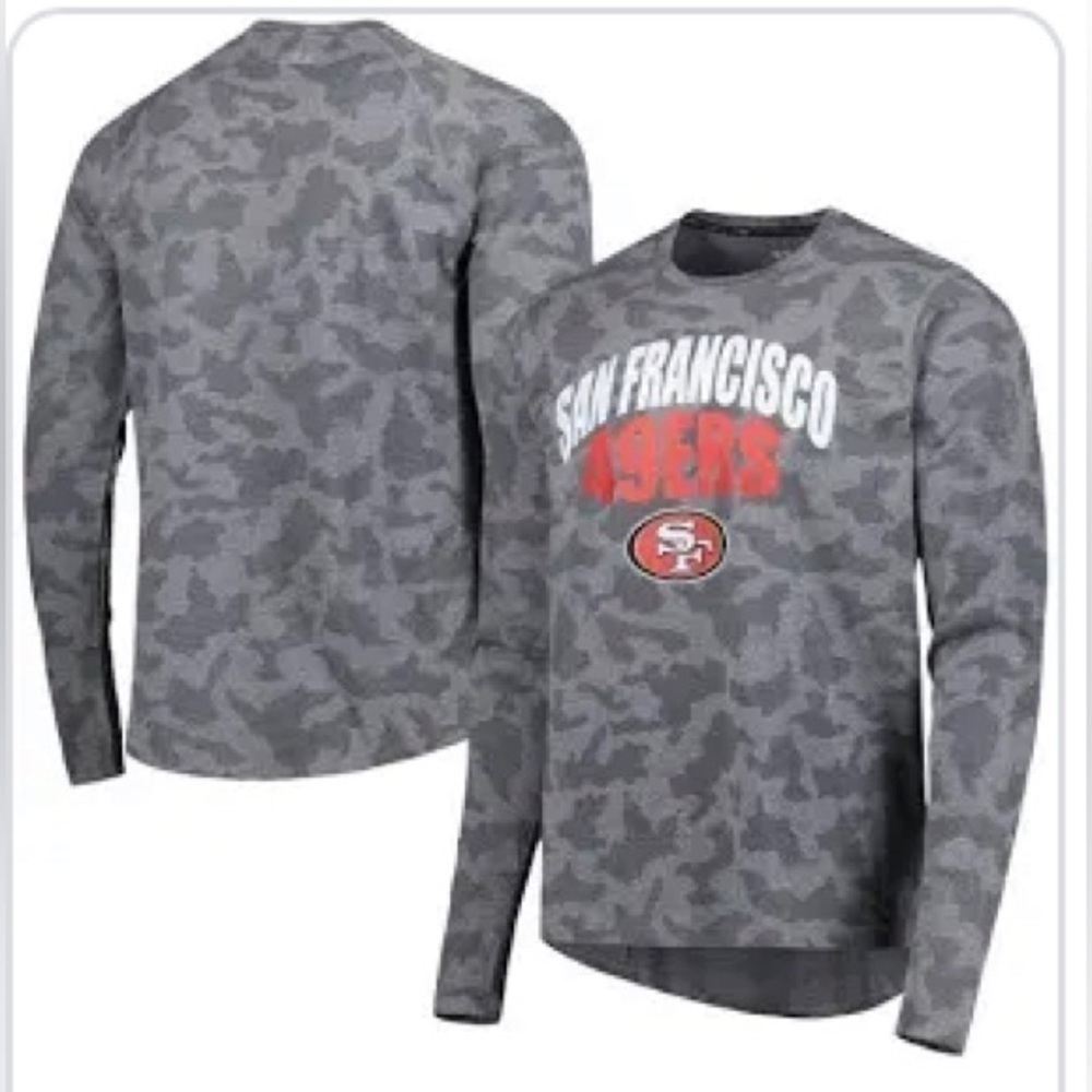 San Francisco 49ers MSX by Michael Strahan - NEW - Men's Black/Gray T-Shirt.